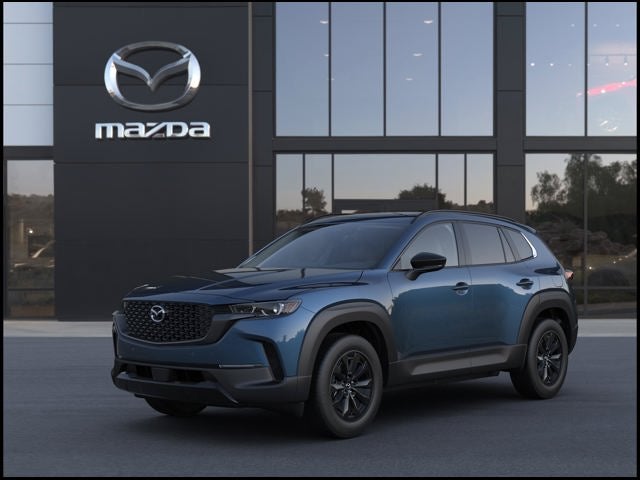 2026 Mazda Mazda CX-50 Hybrid Premium AWD in Ingot Blue Metallic — front three-quarter view