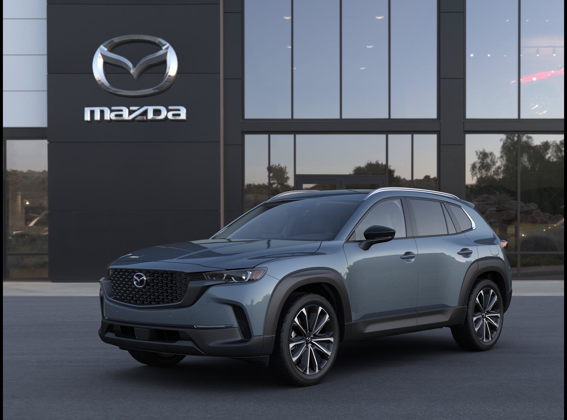 2026 Mazda Mazda CX-50 2.5 S Premium AWD in Polymetal Gray Metallic — front three-quarter view