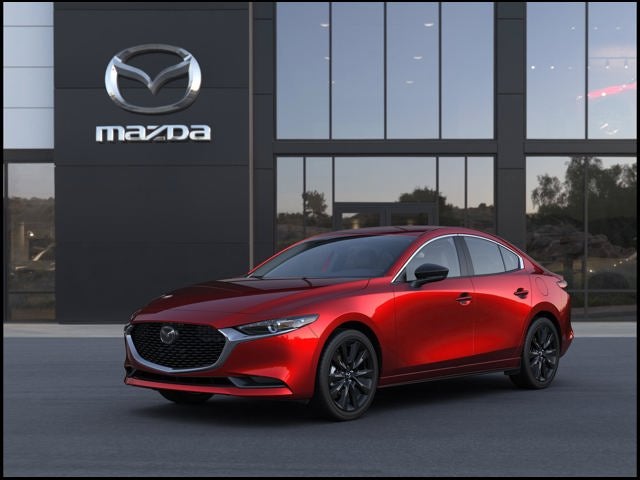 2026 Mazda Mazda3 Sedan 2.5 S Select Sport in Soul Red Crystal Metallic — front three-quarter view