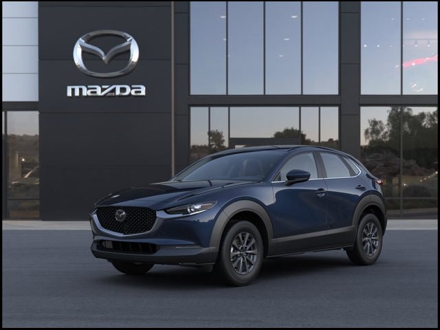2026 Mazda Mazda CX-30 2.5 S AWD in Deep Crystal Blue Mica — front three-quarter view