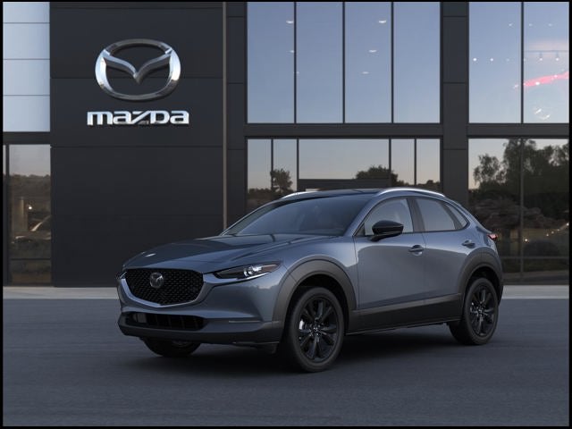 2026 Mazda Mazda CX-30 2.5 S Carbon Edition AWD in Polymetal Gray Metallic — front three-quarter view