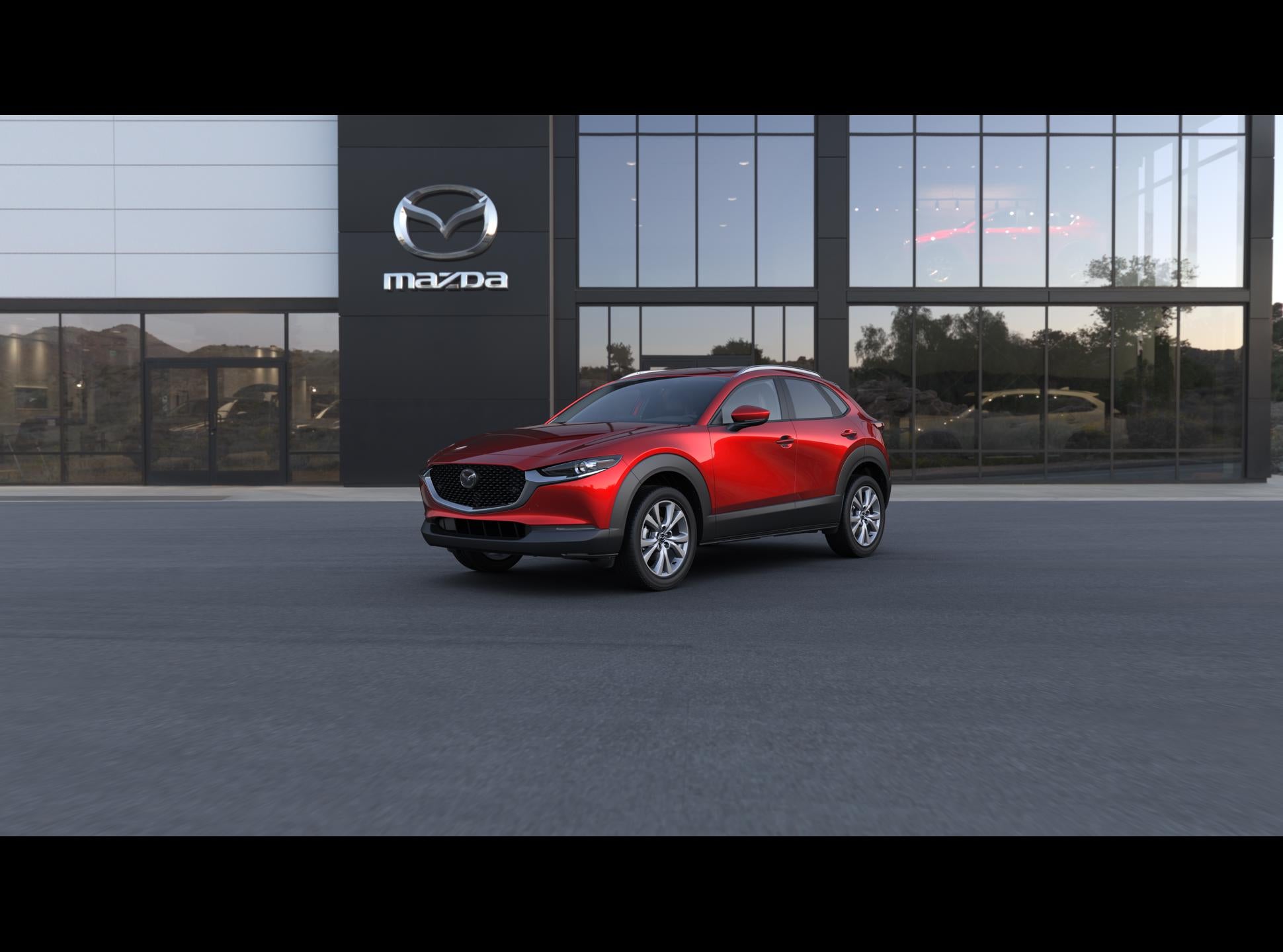 2026 Mazda Mazda CX-30 2.5 S Preferred AWD in Soul Red Crystal Metallic — front three-quarter view