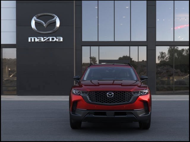 2026 Mazda Mazda CX-50 Hybrid Premium AWD in Soul Red Crystal Metallic — front three-quarter view