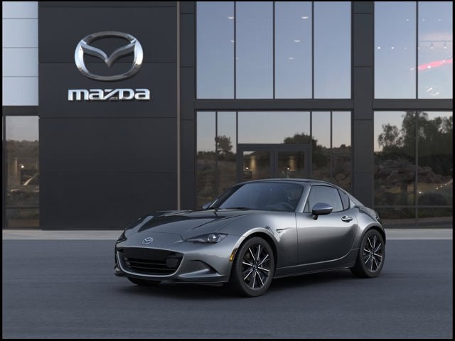 2026 Mazda Mazda MX-5 Miata RF Grand Touring in Machine Gray Metallic — front three-quarter view