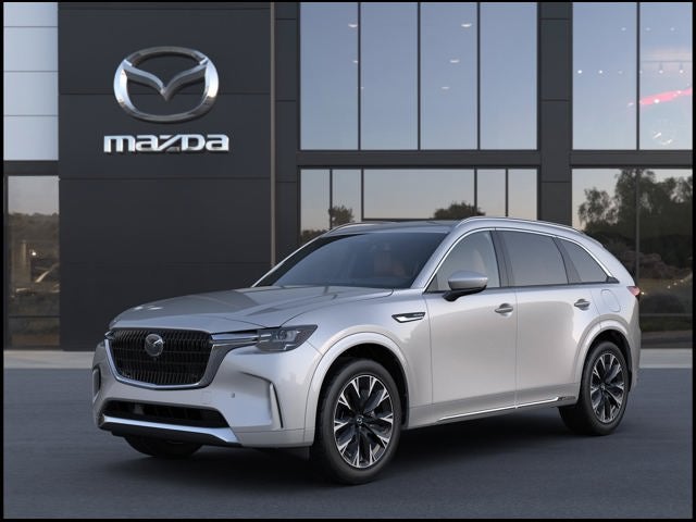 2026 Mazda Mazda CX-90 3.3 Turbo S Premium Plus AWD in Platinum Quartz Metallic — front three-quarter view
