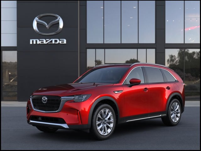 2026 Mazda Mazda CX-90 3.3 Turbo Premium Plus AWD in Soul Red Crystal Metallic — front three-quarter view