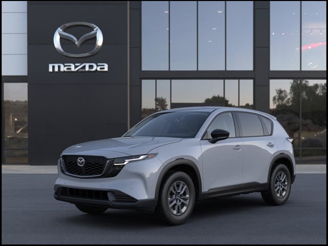 2026 Mazda Mazda CX-5 2.5 S Select AWD in Aero Gray Metallic — front three-quarter view
