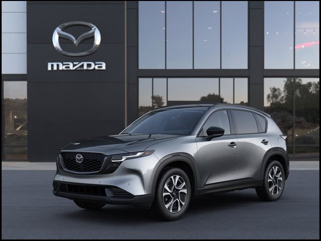 2026 Mazda Mazda CX-5 2.5 S Preferred AWD in Machine Gray Metallic — front three-quarter view