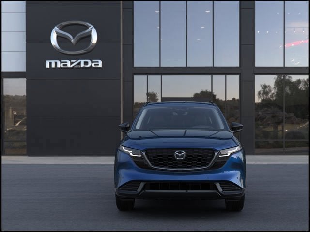 2026 Mazda Mazda CX-5 2.5 S Premium AWD in Navy Blue Mica — front three-quarter view